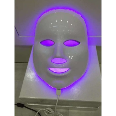 Huafu 2017! Red blue yellow green led 7 light therapy pdt Mask