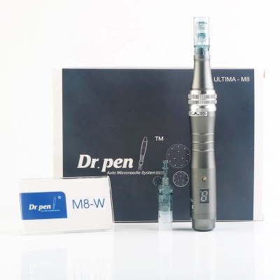 Huafu professional LED Dr pen M8 for skin care Electric Painless Wireless Ultima Microneedle Dermapen